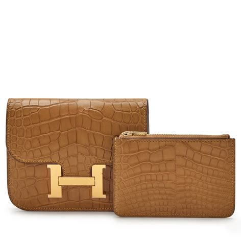 hermes alligator bifodl wallet|hermes gold alligator wallet.